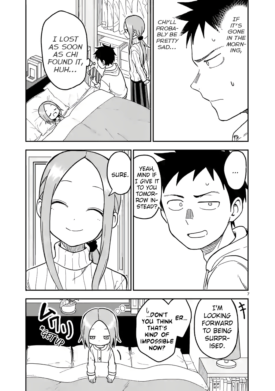 Karakai Jouzu No (Moto) Takagi-San - Chapter 127