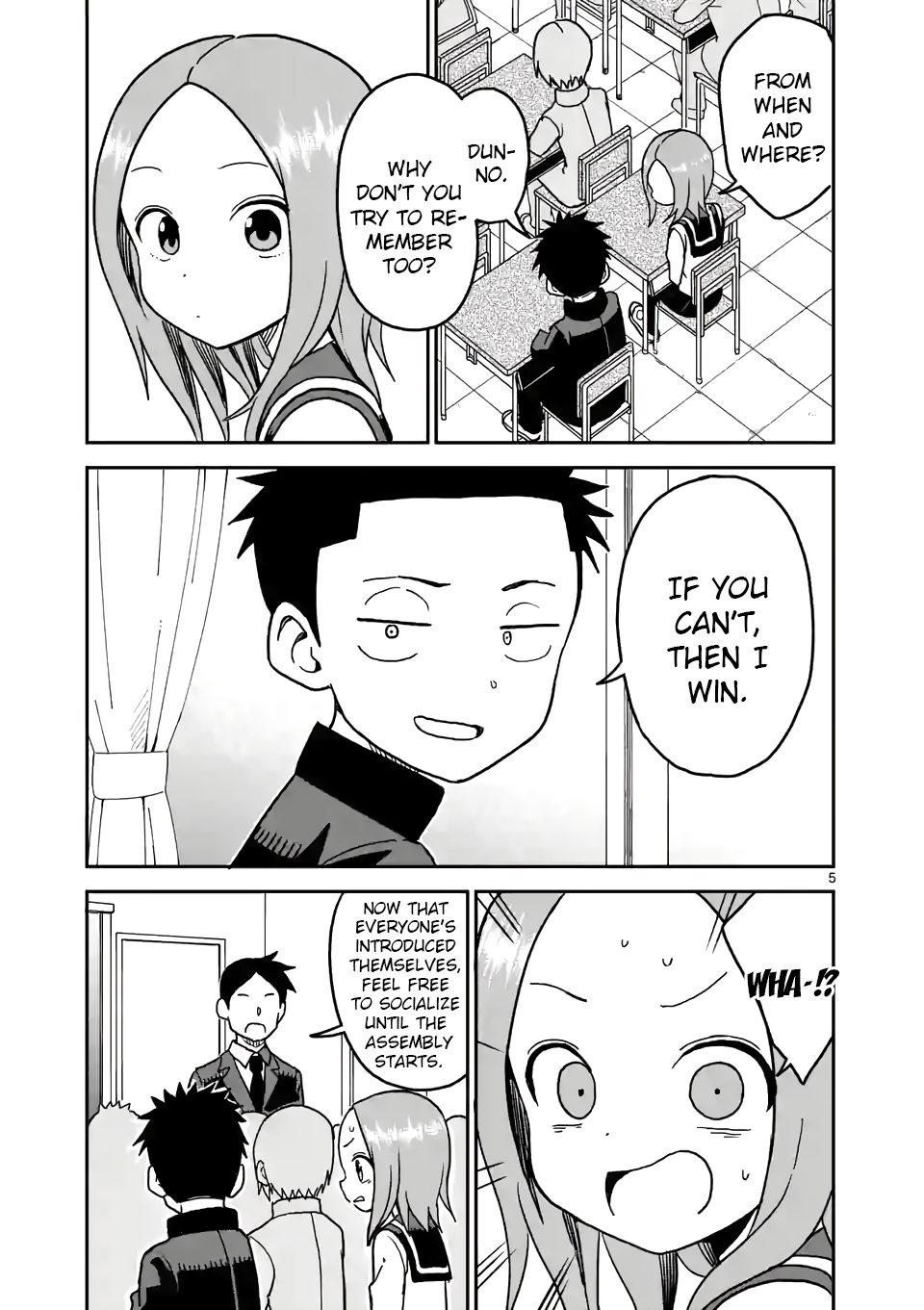 Karakai Jouzu No (Moto) Takagi-San - Chapter 100