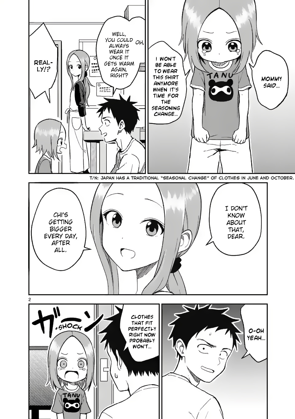 Karakai Jouzu No (Moto) Takagi-San - Chapter 156