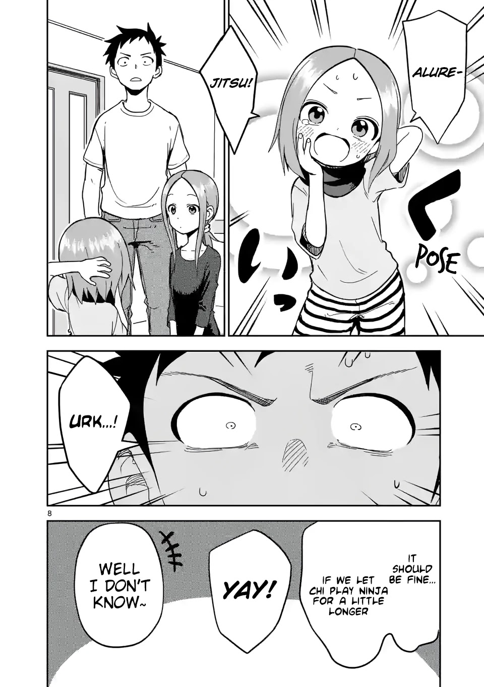 Karakai Jouzu No (Moto) Takagi-San - Chapter 206