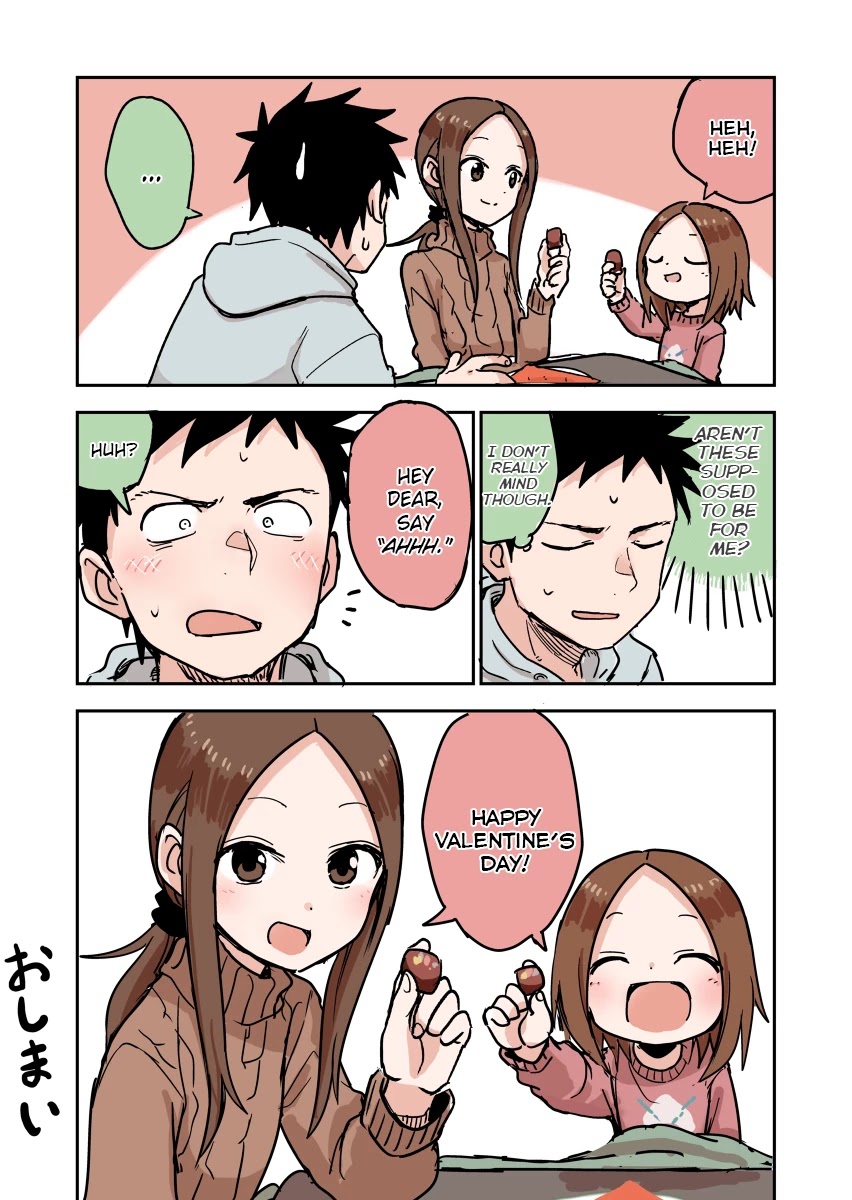 Karakai Jouzu No (Moto) Takagi-San - Chapter 129.5: Volume 10 Omake Chapter