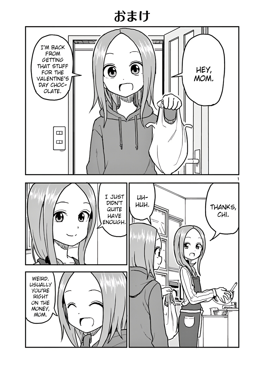 Karakai Jouzu No (Moto) Takagi-San - Chapter 106.5: Volume 8 Omake Chapter