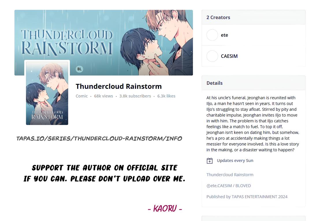 Thundercloud Rainstorm - Chapter 60