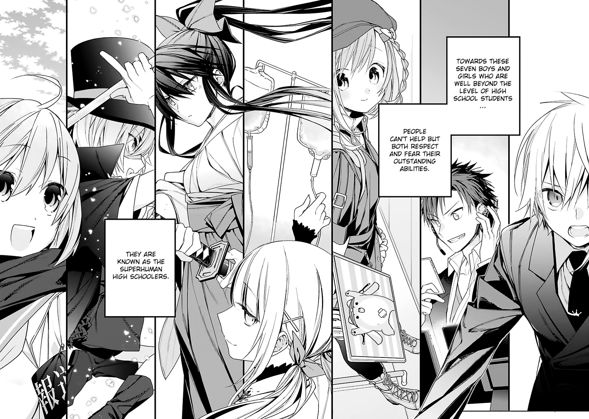 Choujin Koukousei-Tachi Wa Isekai Demo Yoyuu De Ikinuku You Desu! - Chapter 1 : The Seven Super Human High Schoolers