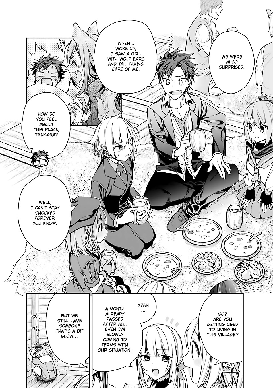 Choujin Koukousei-Tachi Wa Isekai Demo Yoyuu De Ikinuku You Desu! - Chapter 3 : A Hostile Banquet