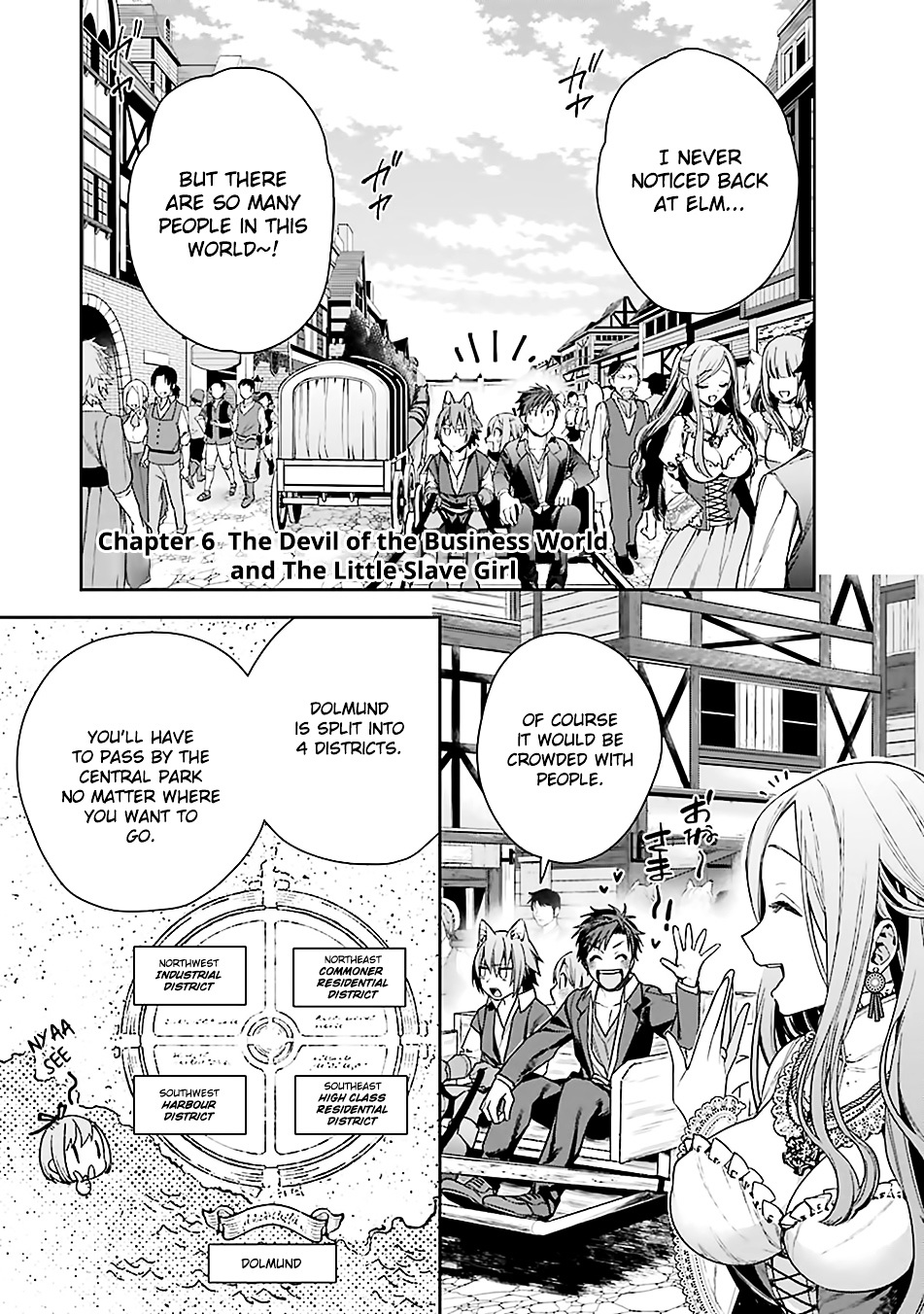 Choujin Koukousei-Tachi Wa Isekai Demo Yoyuu De Ikinuku You Desu! - Chapter 6 : The Devil Of The Business World And The Little Slave Girl