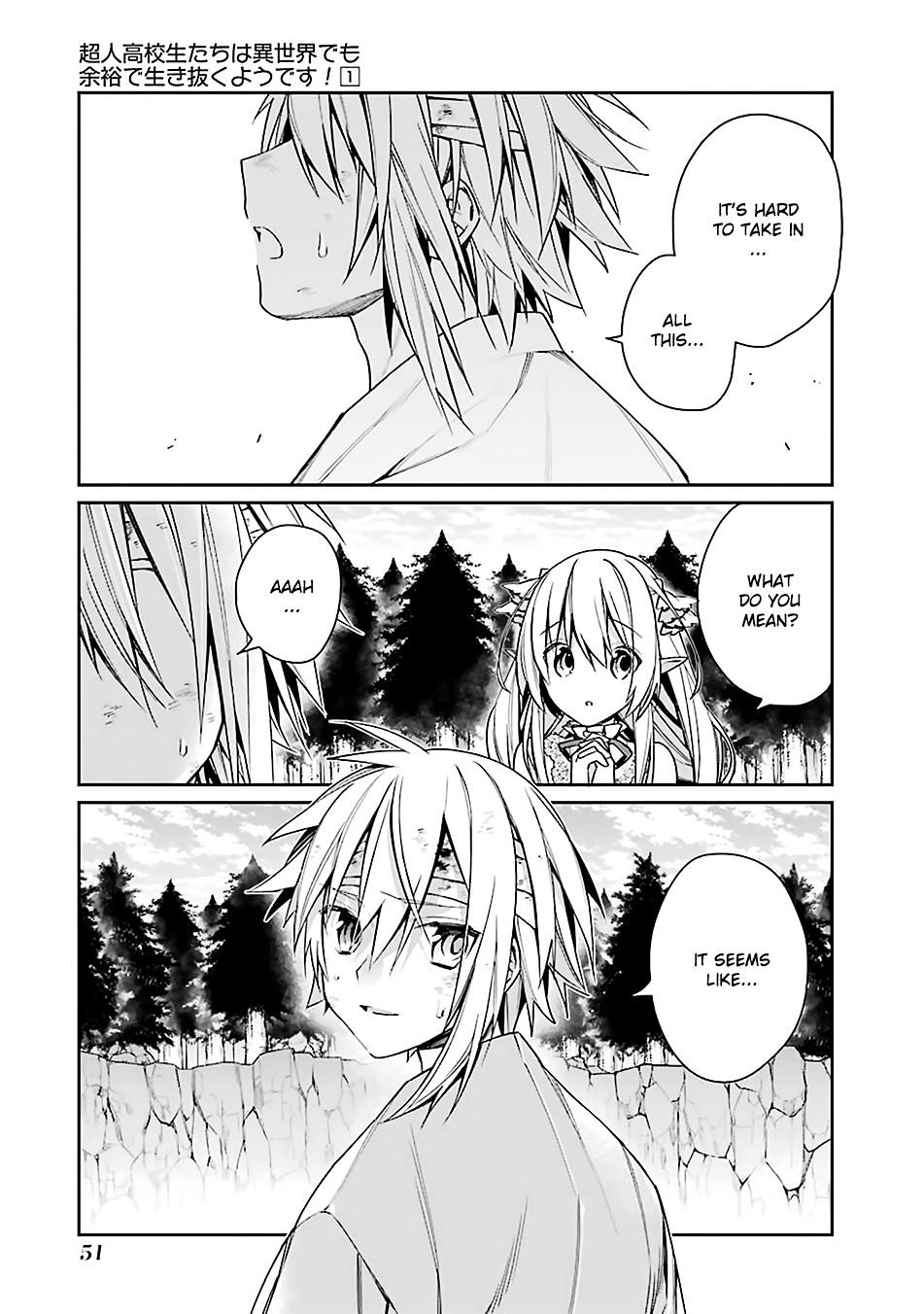 Choujin Koukousei-Tachi Wa Isekai Demo Yoyuu De Ikinuku You Desu! - Chapter 2 : A Boy From Earth And The Girl From Another World