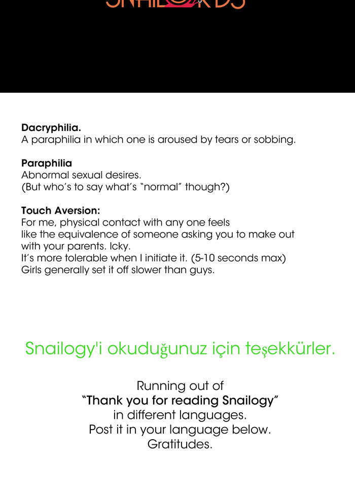 Snailogy - Chapter 85 : Touch Aversion