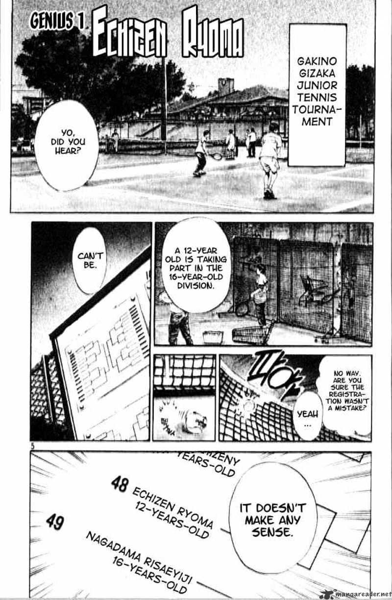 Prince Of Tennis - Chapter 1 : Echizen Ryoma