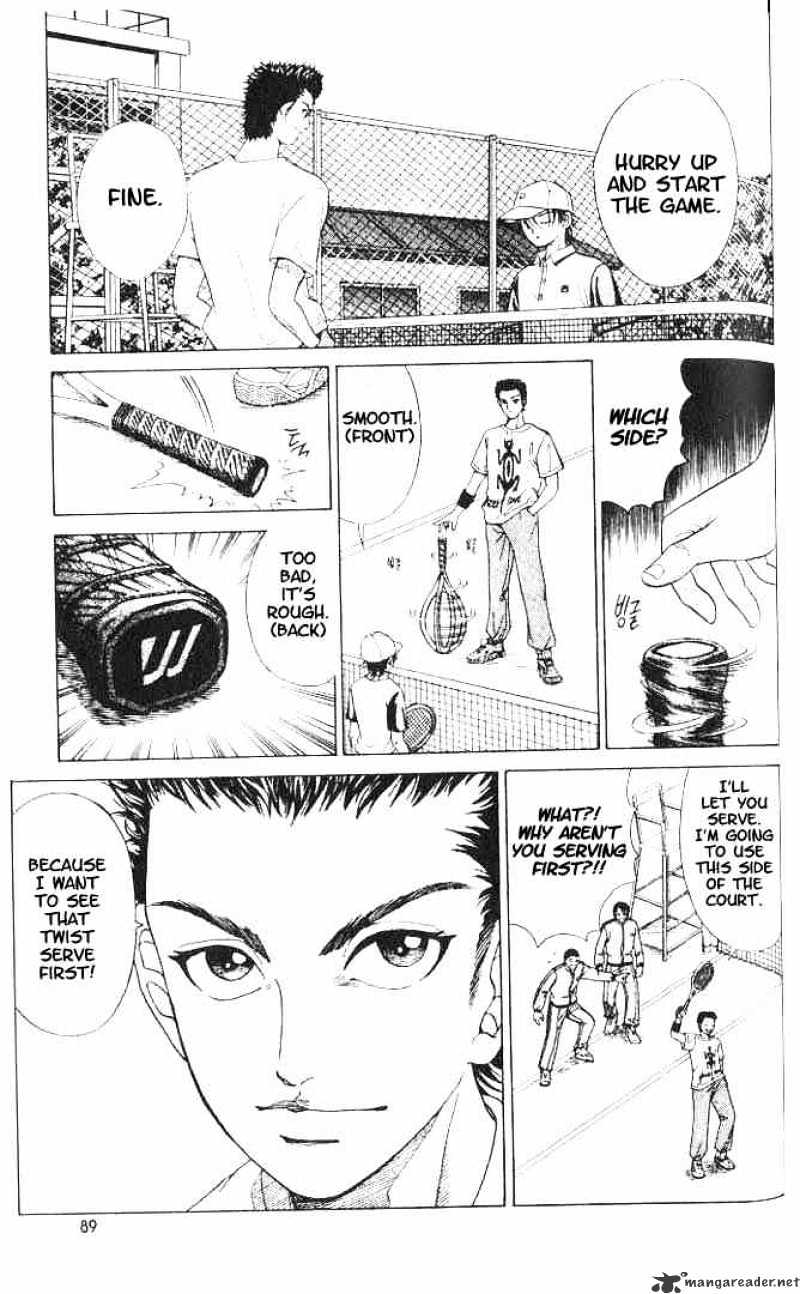 Prince Of Tennis - Chapter 3 : 2Nd Year Vs 1St Year