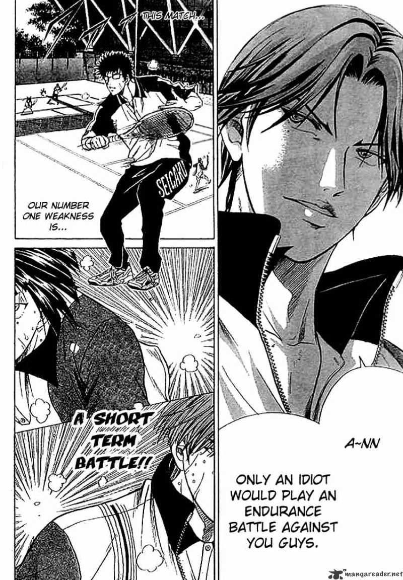 Prince Of Tennis - Chapter 279 : Short-Term Battle