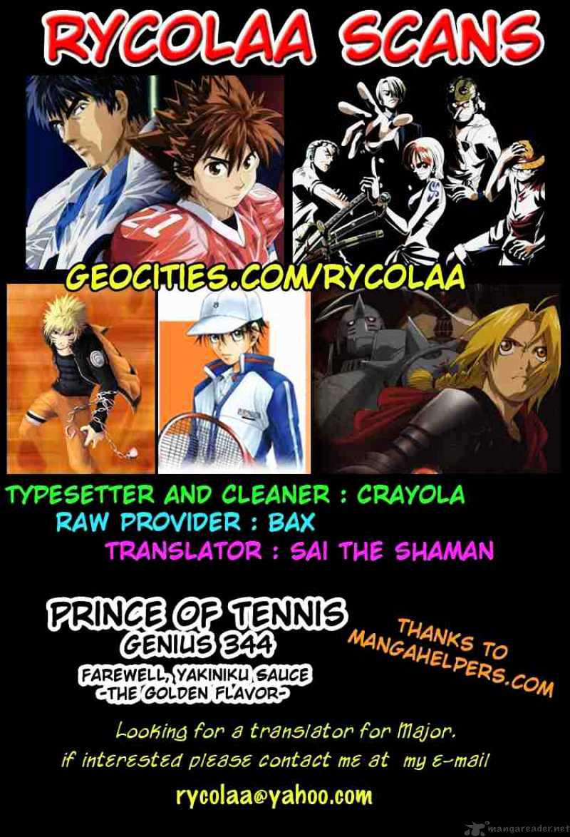 Prince Of Tennis - Chapter 344 : The Golden Flavor