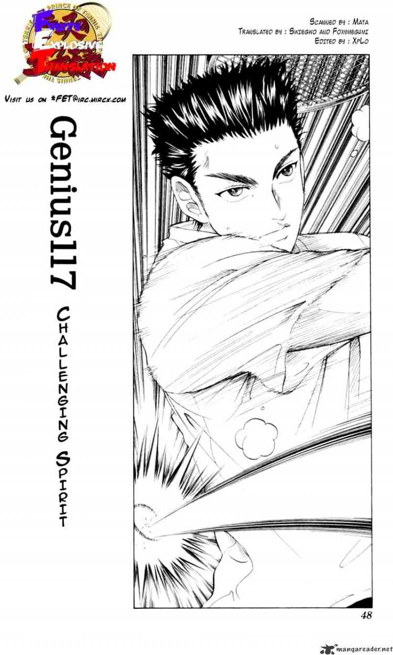 Prince Of Tennis - Chapter 117 : Challenging Spirit