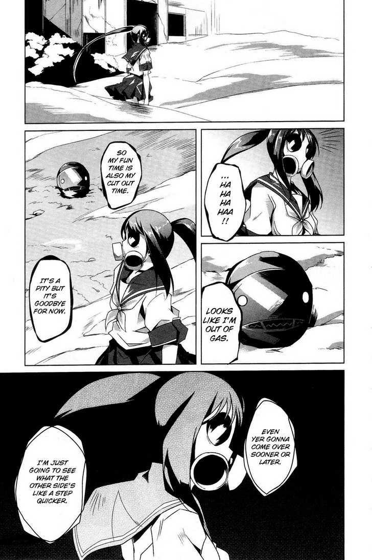 Gas Mask Girl - Vol.1 Chapter 6 : Surrounded From All Sides By Waste.  There Is Only Hope.  Do It!