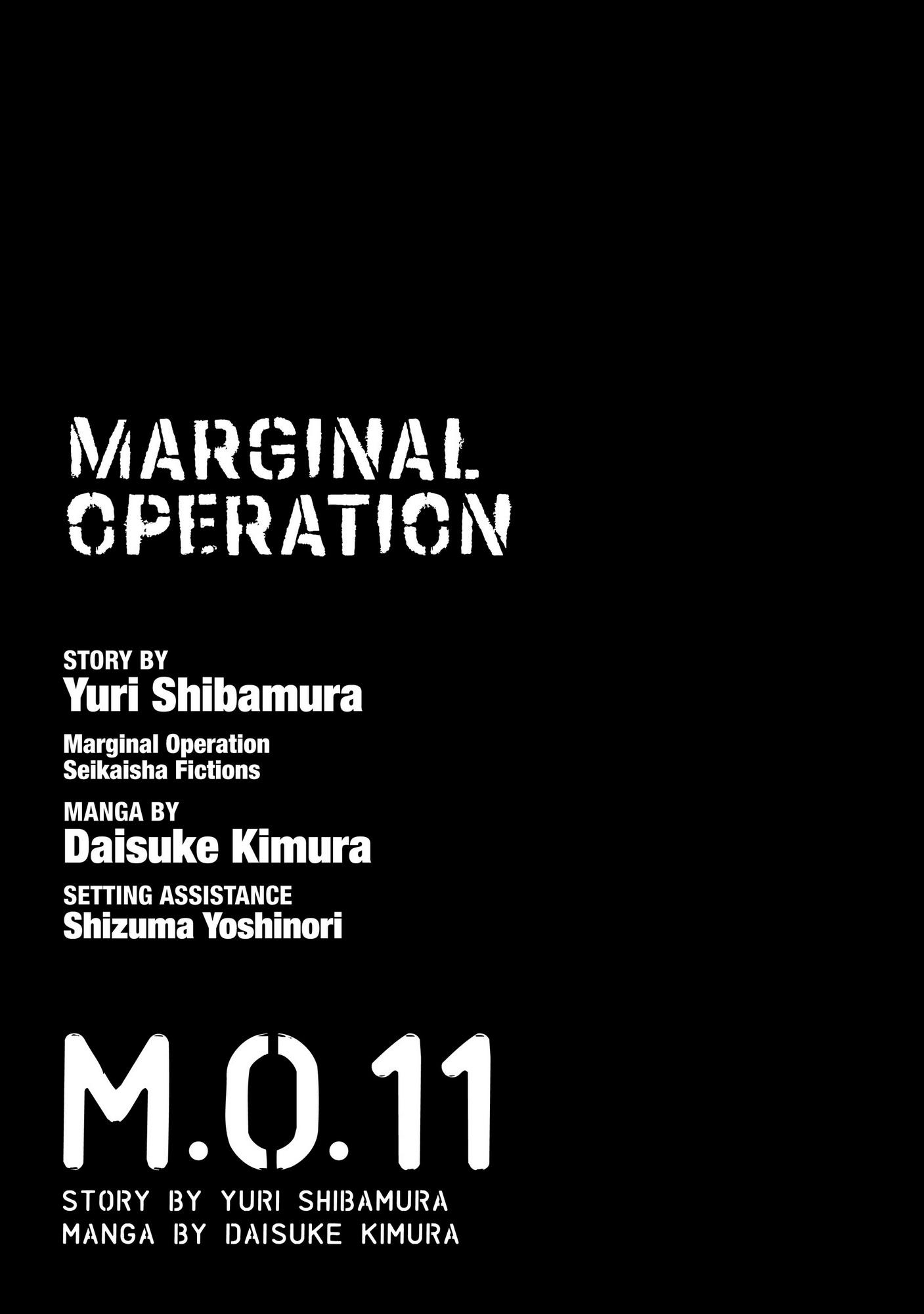 Marginal Operation - Chapter 55