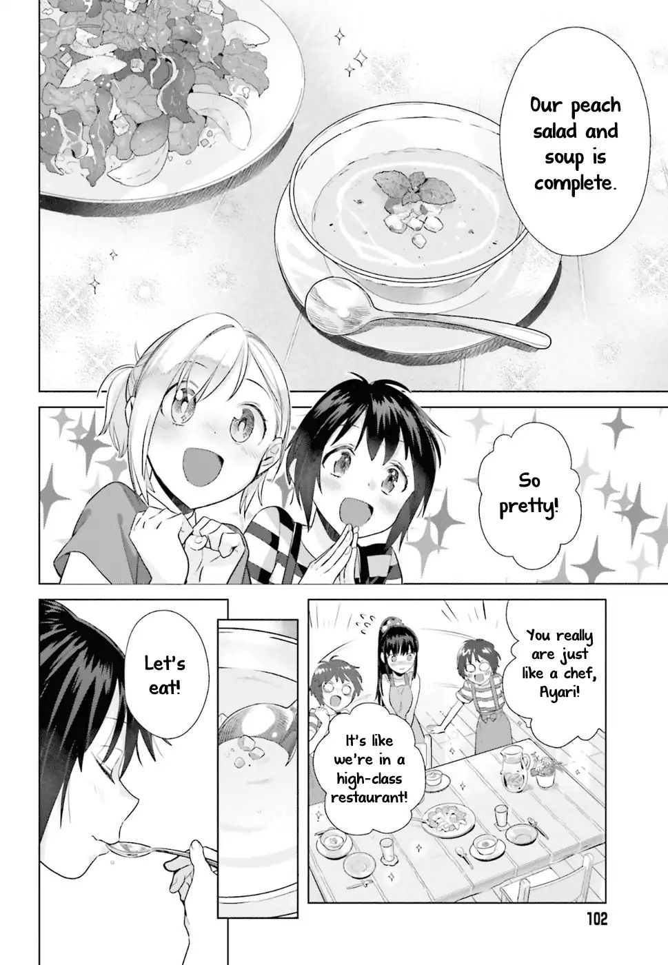 Shinmai Shimai No Futari Gohan - Chapter 32: Glazed Peaches With Ice Cream