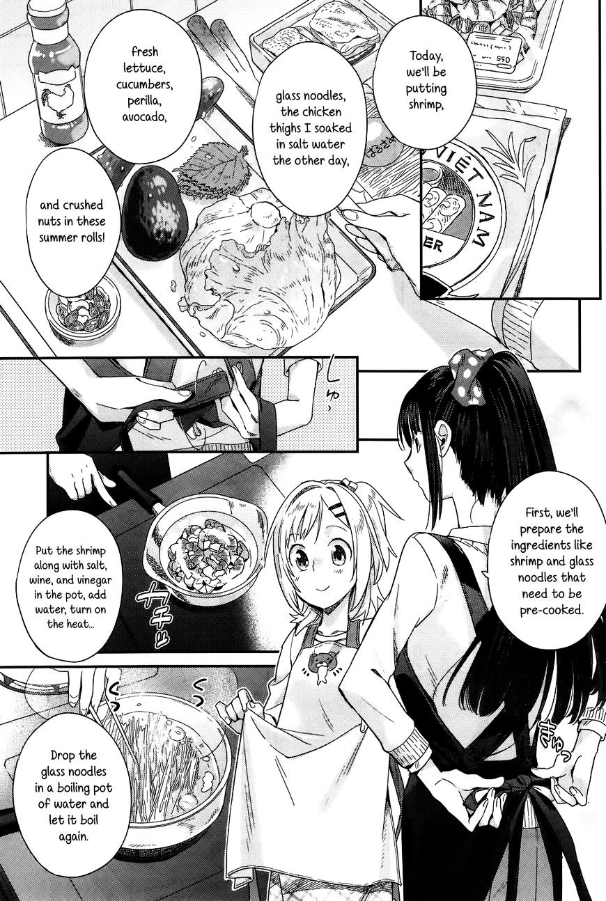 Shinmai Shimai No Futari Gohan - Chapter 14 : Summer Rolls