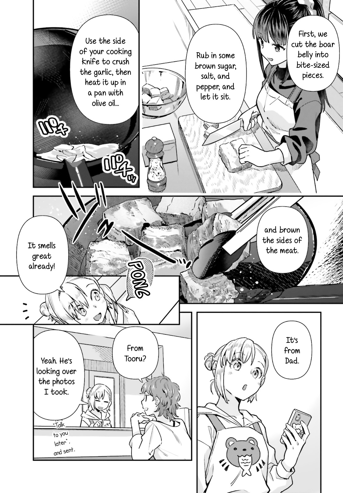 Shinmai Shimai No Futari Gohan - Chapter 60: Boar Stewed In Balsamic Vinegar