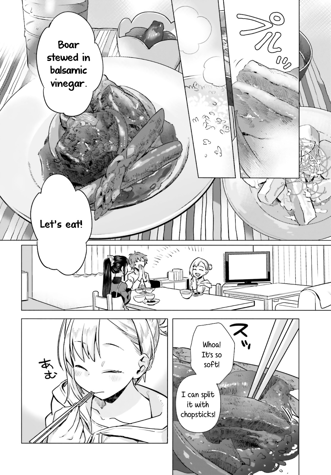 Shinmai Shimai No Futari Gohan - Chapter 60: Boar Stewed In Balsamic Vinegar