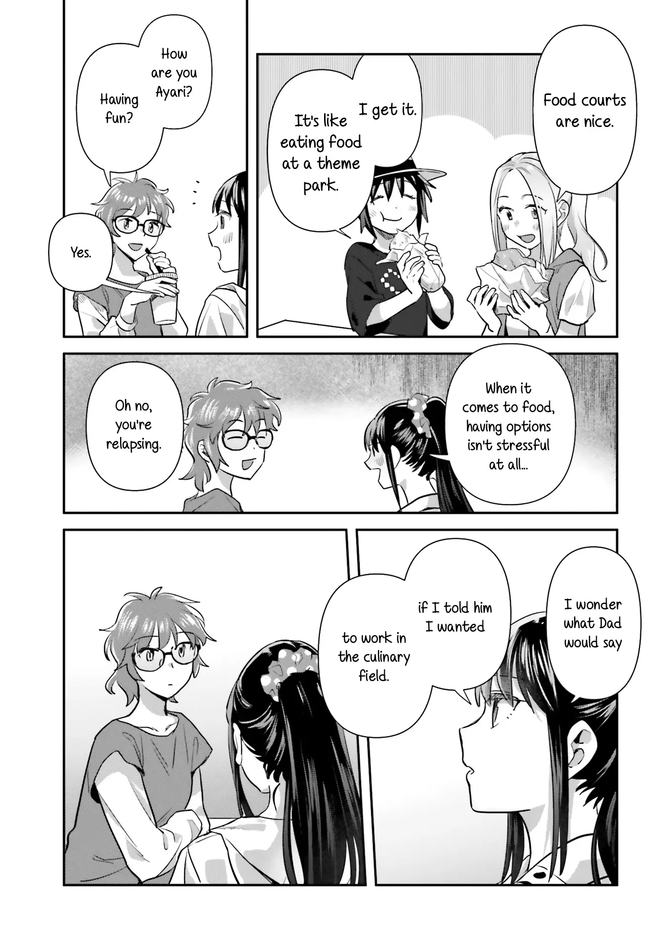 Shinmai Shimai No Futari Gohan - Chapter 69: Food Court Hot Dog