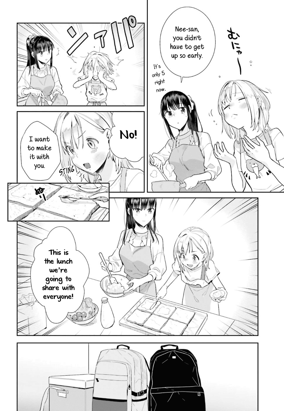 Shinmai Shimai No Futari Gohan - Chapter 38: Egg Sandwiches