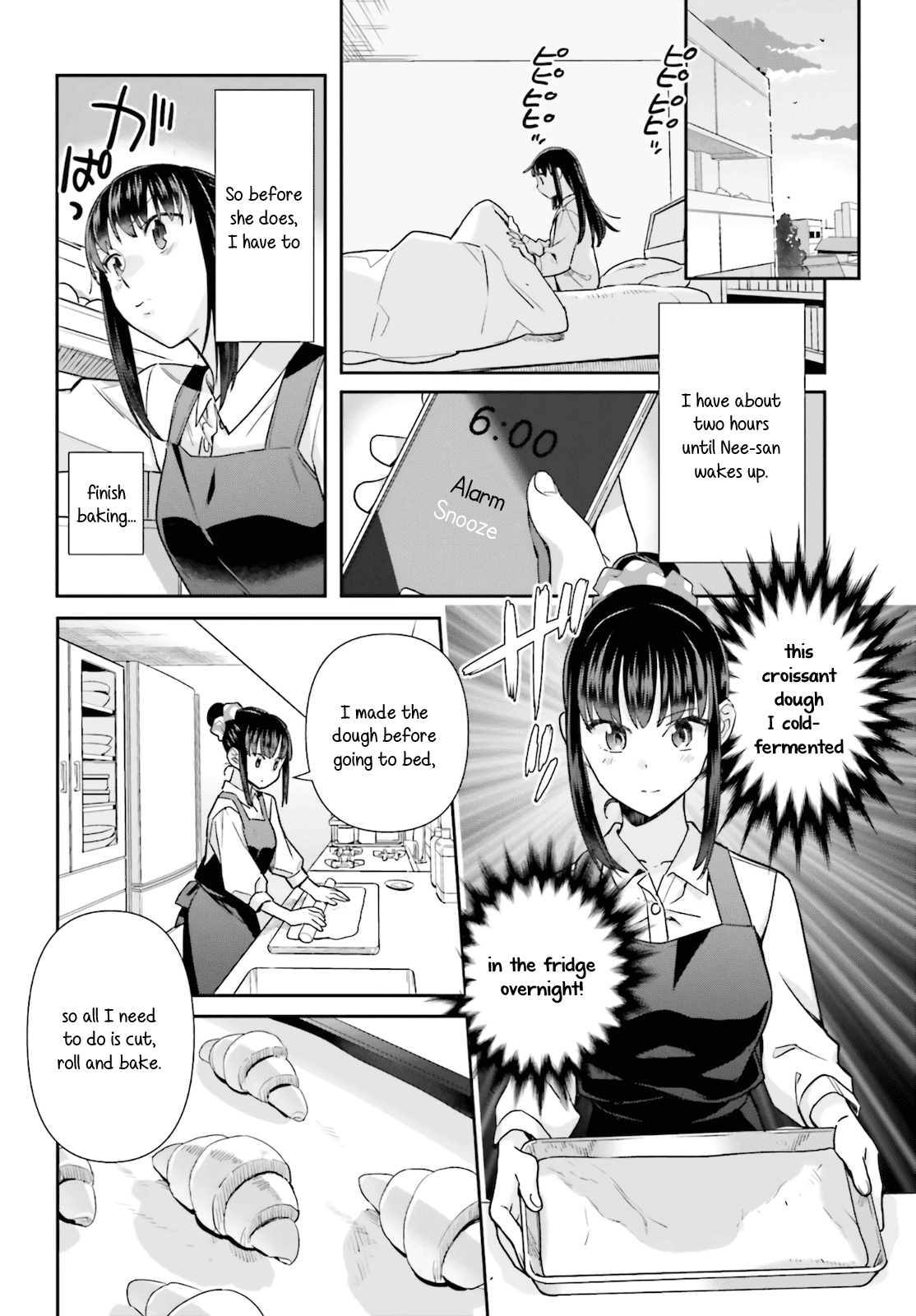 Shinmai Shimai No Futari Gohan - Chapter 59: Croissant