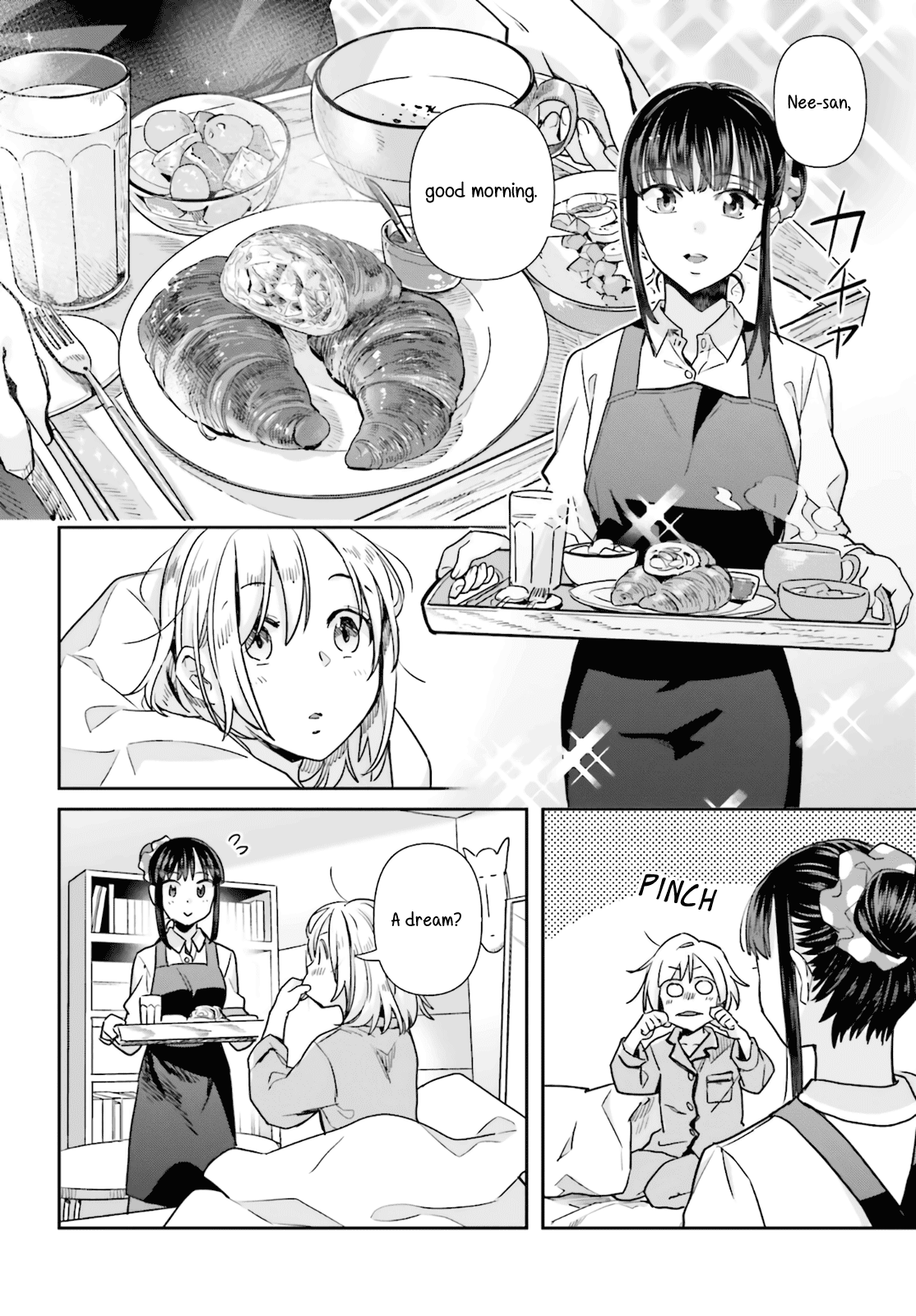 Shinmai Shimai No Futari Gohan - Chapter 59: Croissant