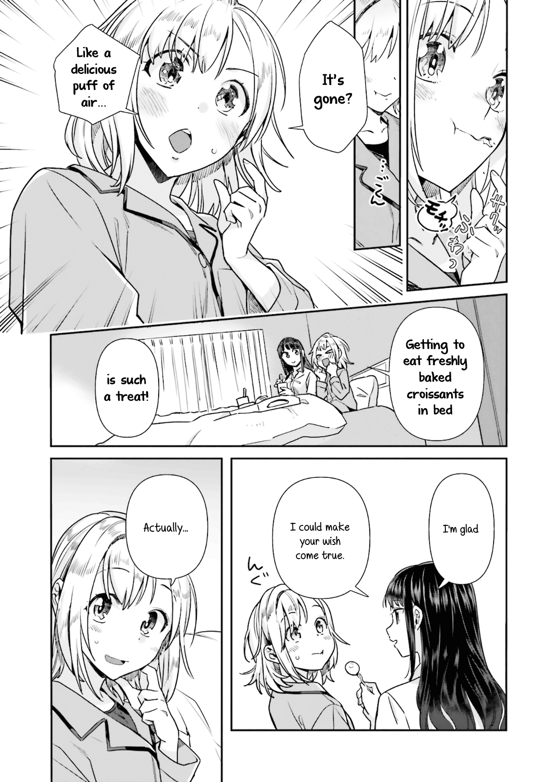 Shinmai Shimai No Futari Gohan - Chapter 59: Croissant