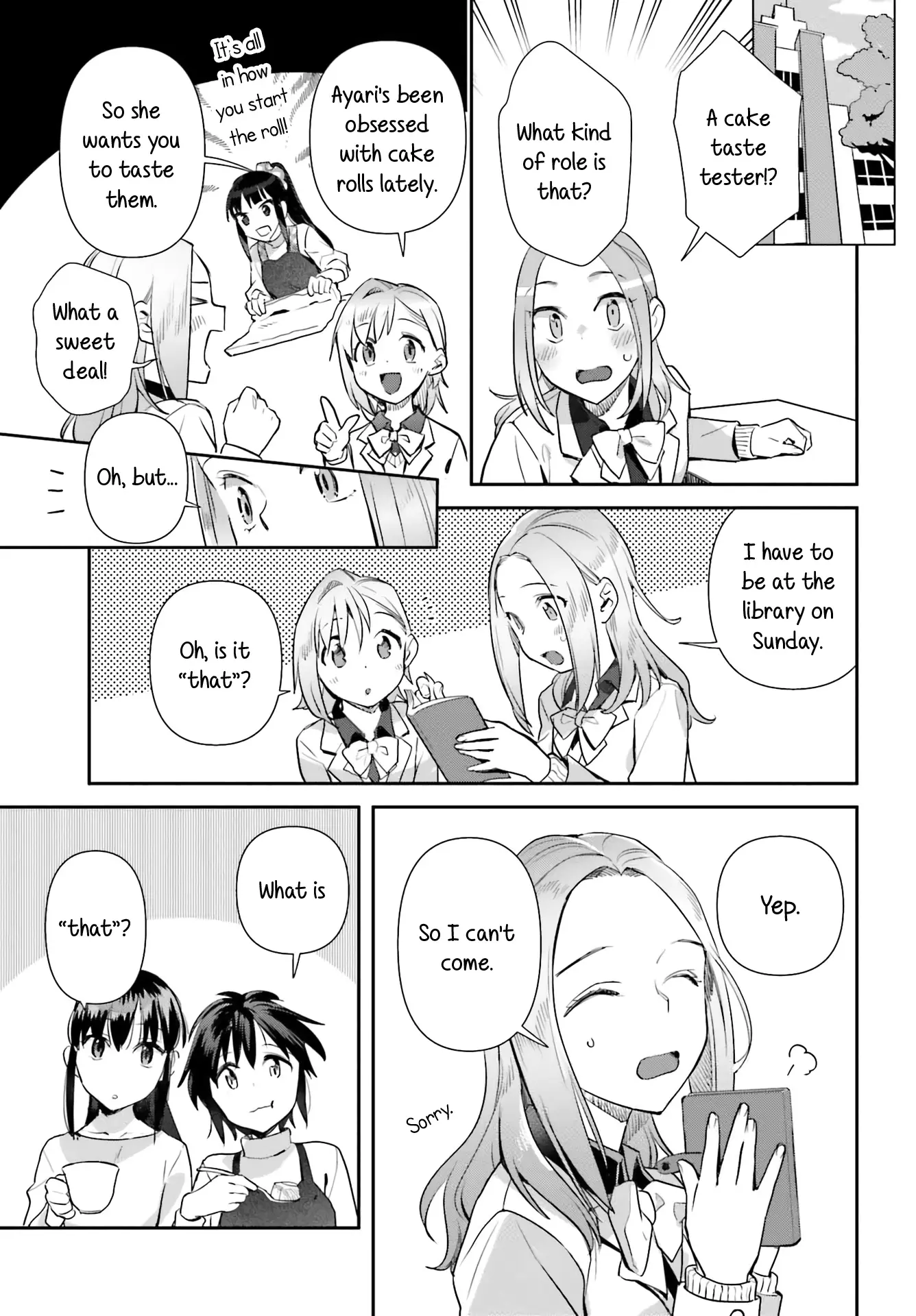 Shinmai Shimai No Futari Gohan - Chapter 68: Lunchbox Cake