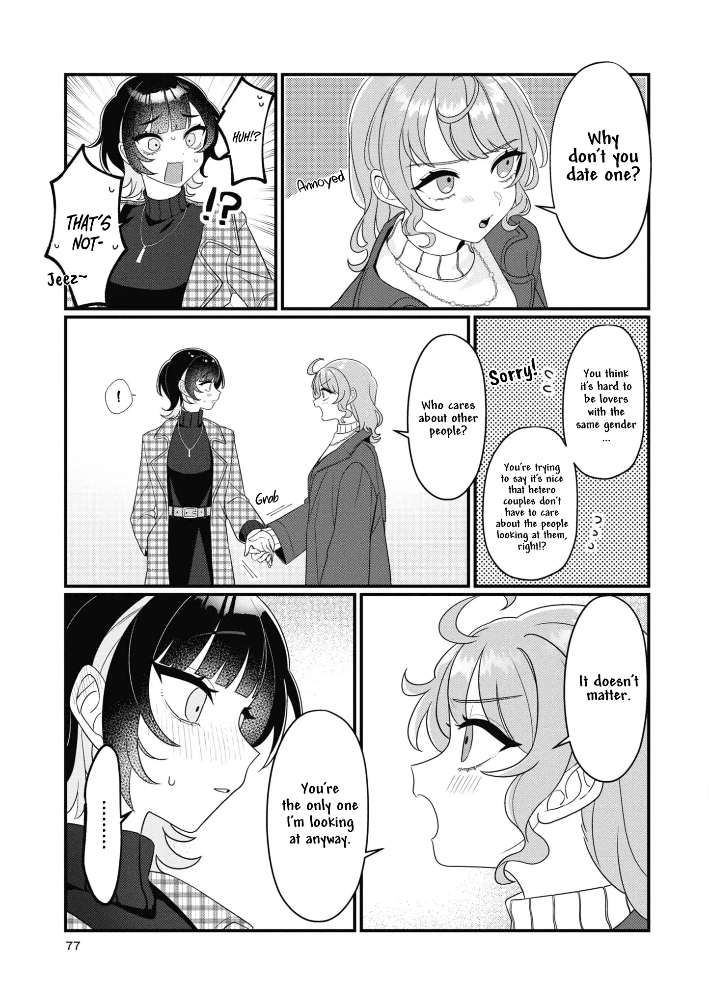 Koharu To Minato: Watashi No Partner Wa Onna No Ko - Vol.1 Chapter 7