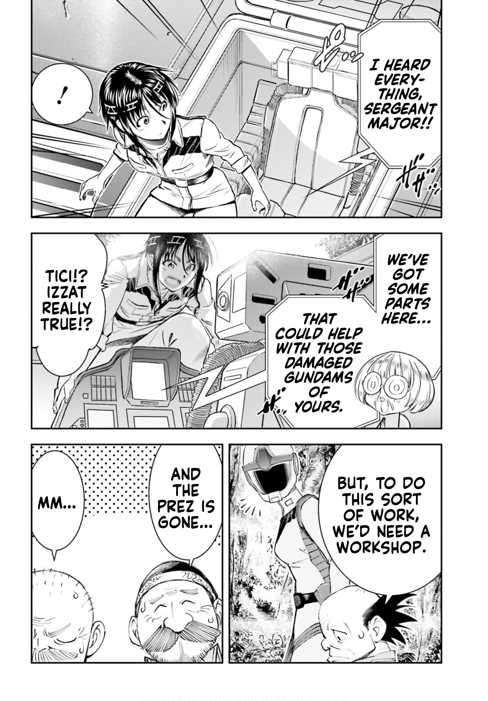 Mobile Suit Gundam: Red Giant 03Rd Ms Team - Vol.3 Chapter 12: Stand Up, Marobi!