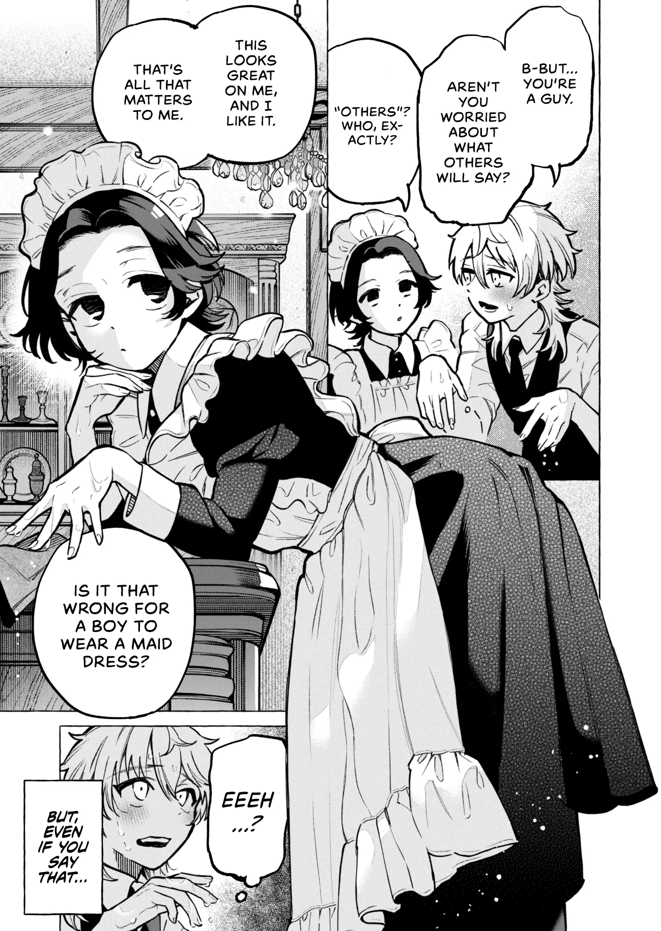 Can Boys Be Cute In Maid Dresses Too? - Chapter 4: Can Boys Be Cute In Maid Dresses Too?