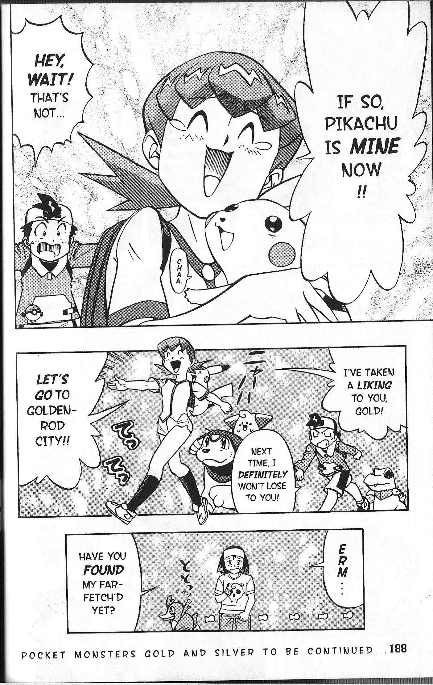 Pocket Monster Kin Gin: Golden Boys - Vol.1 Chapter 8: For Pikachu's Sake!! The Search For The Missing Farfetch'd