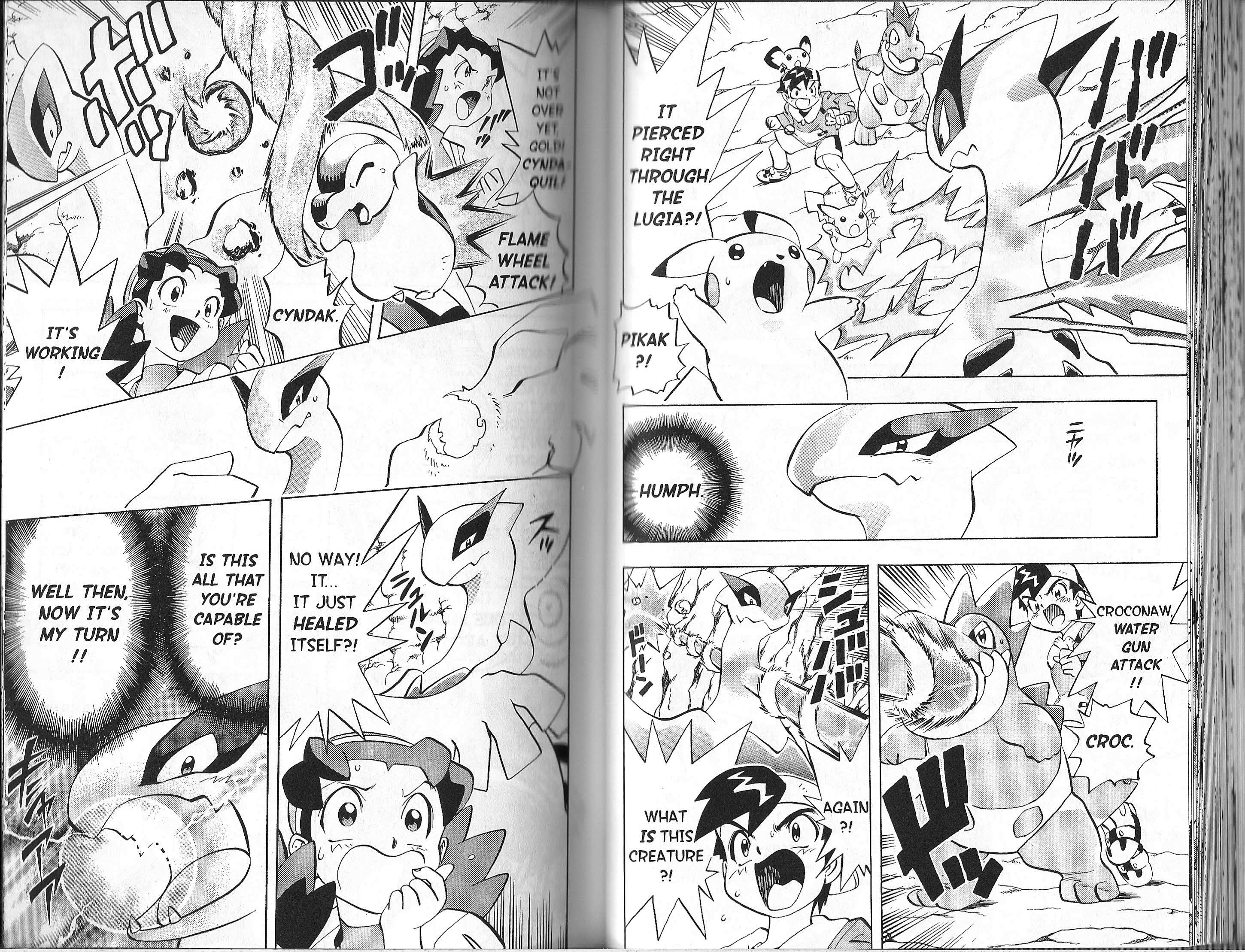 Pocket Monster Kin Gin: Golden Boys - Vol.3 Chapter 20: A Serious Crisis!! The Battle With Lugia!