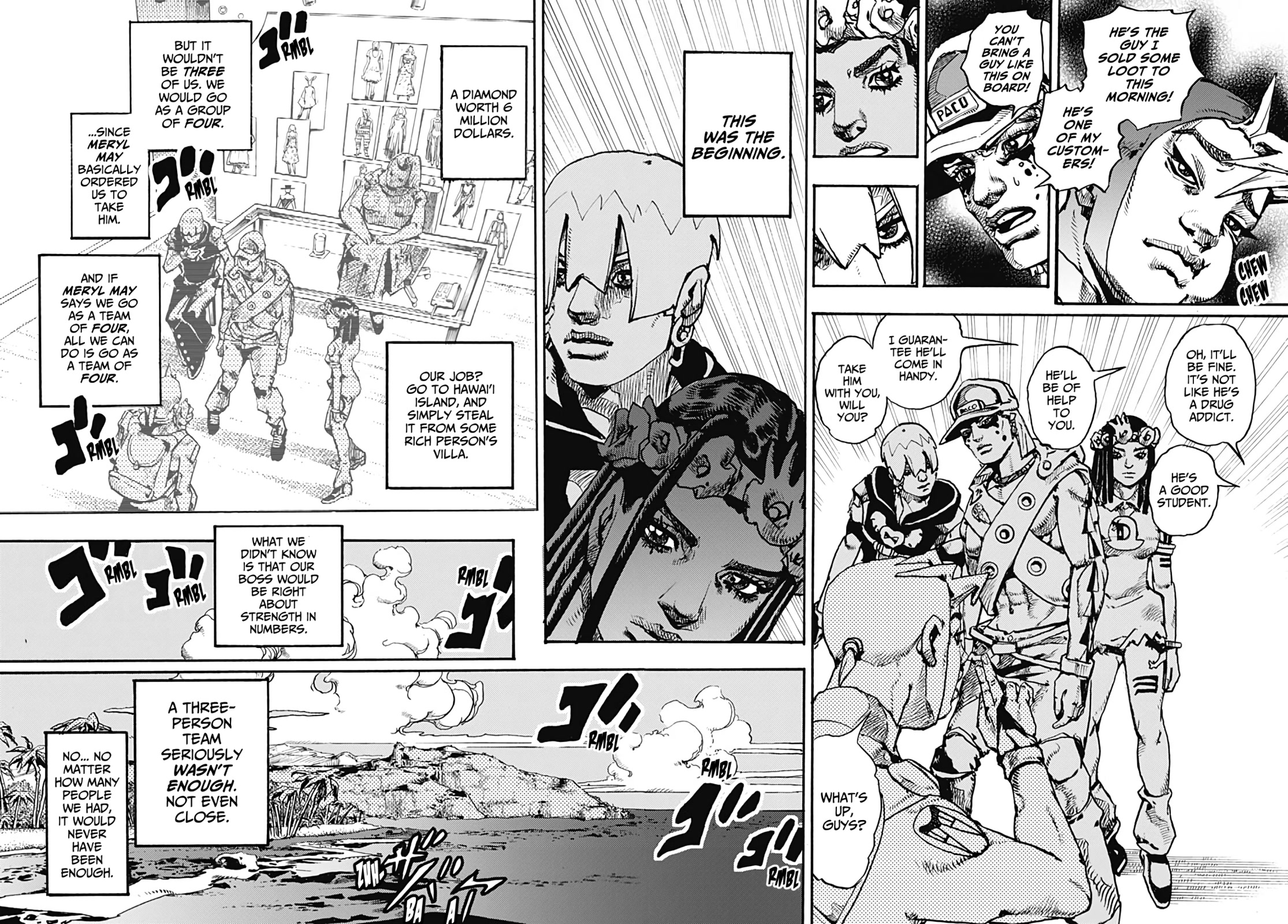 Jojo's Bizarre Adventure Part 9 - The Jojolands - Chapter 1: Mechanisms