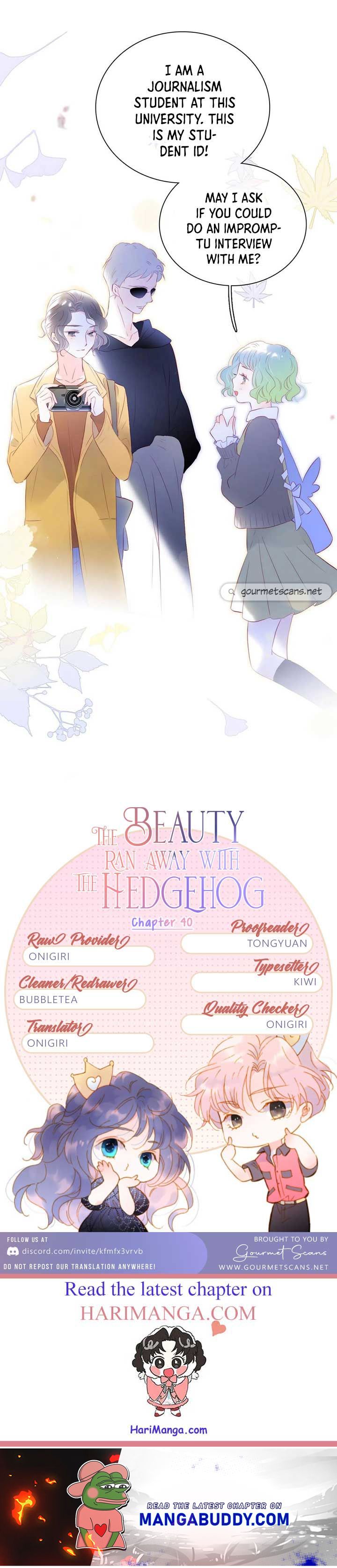 The Beauty Ran Away With The Hedgehog - Chapter 40