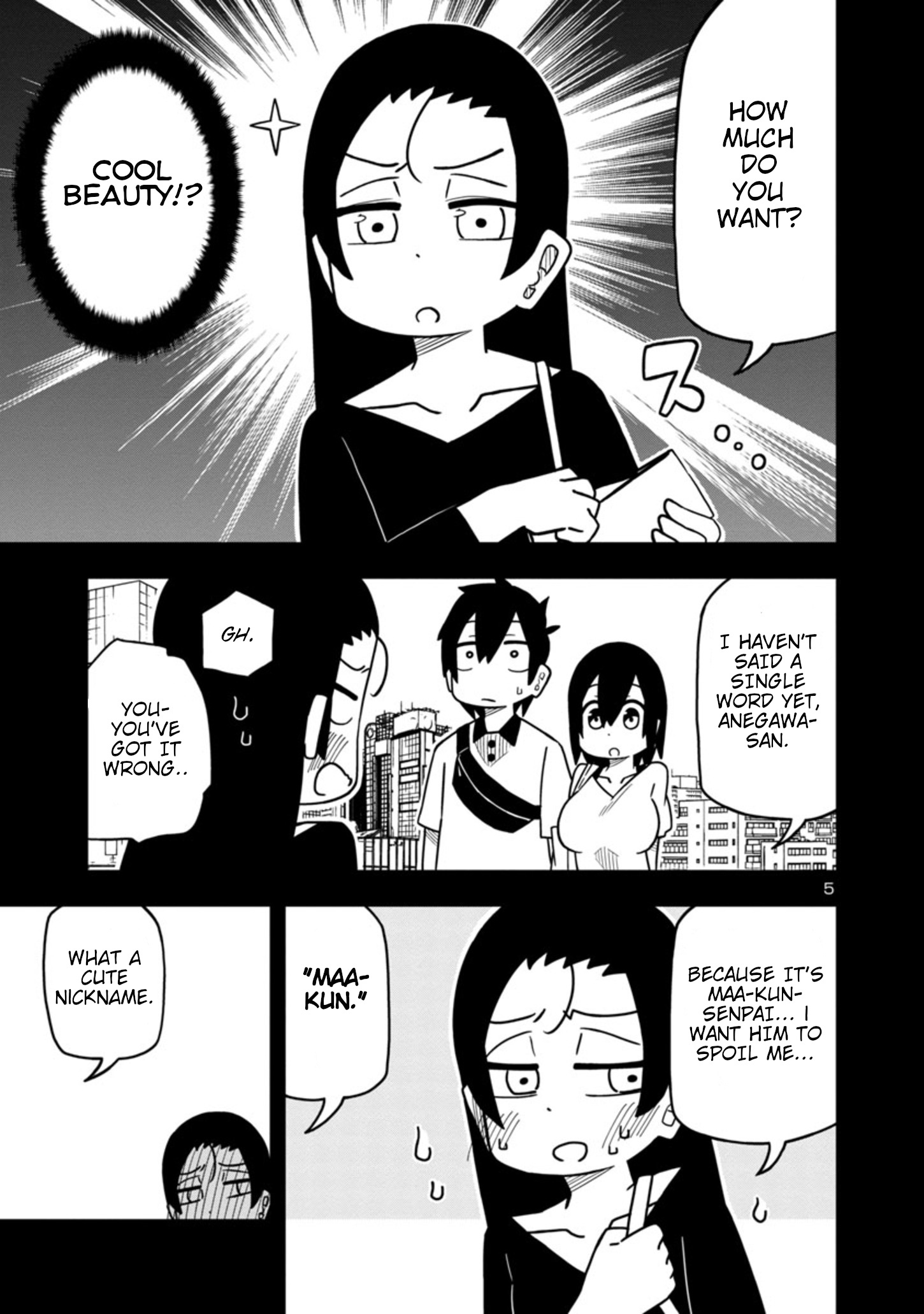 Kawaii Kouhai Ni Iwasaretai - Chapter 36: I Want My Cool Kouhai To Make Me Say...