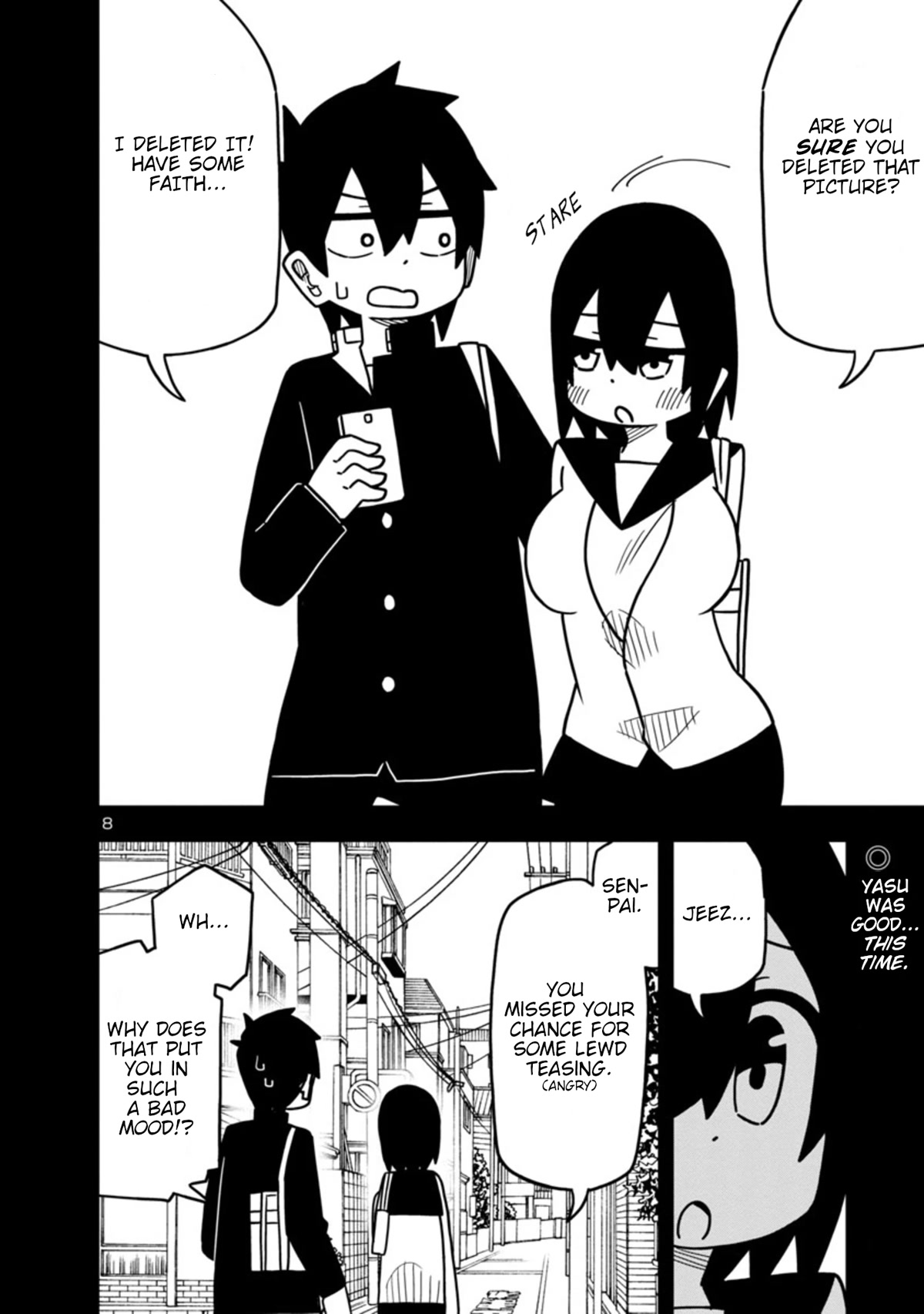 Kawaii Kouhai Ni Iwasaretai - Chapter 59: I Want To Deceive Him By Pretending To Sleep