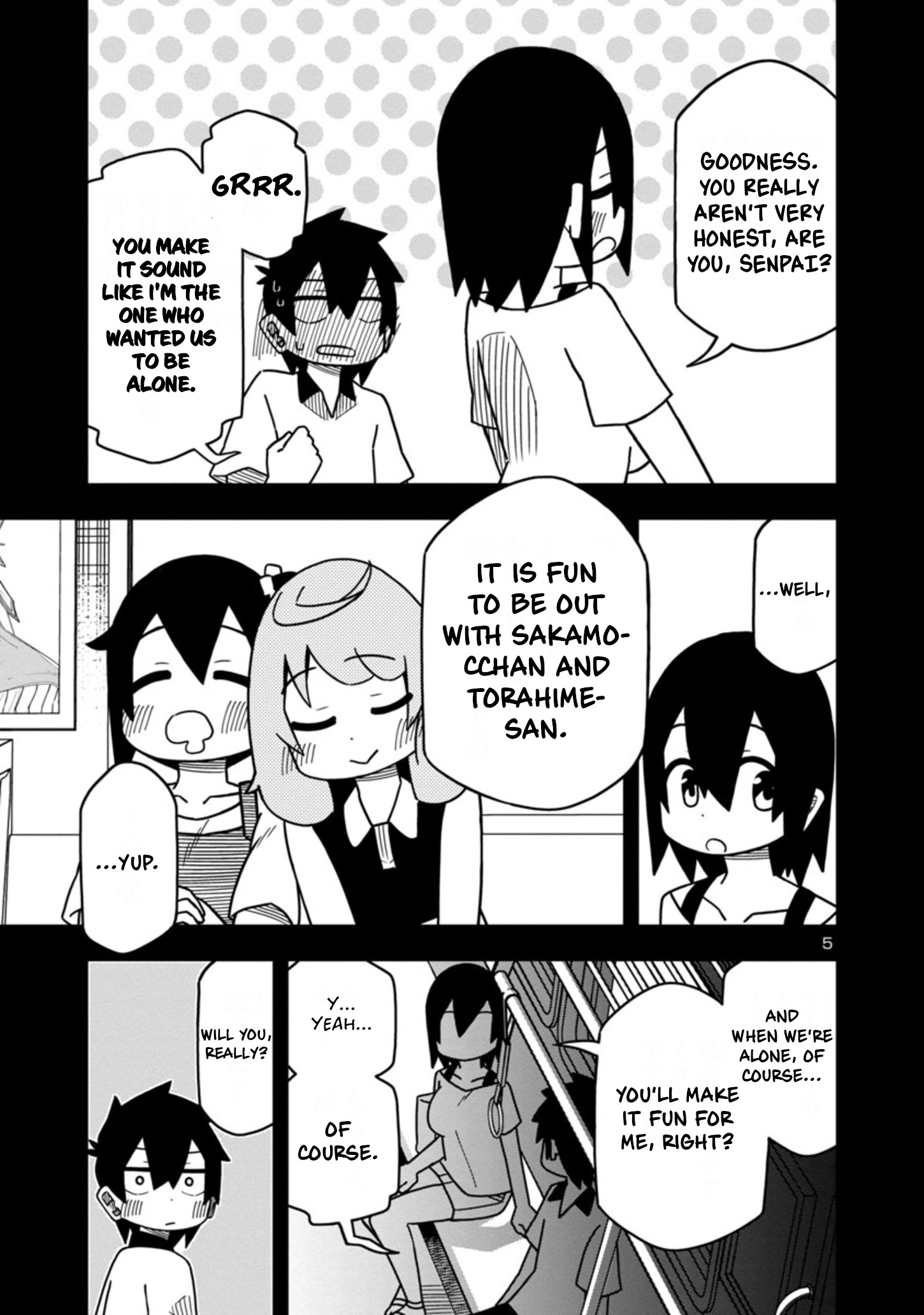 Kawaii Kouhai Ni Iwasaretai - Chapter 79: I Want To Sway On This Train Forever.