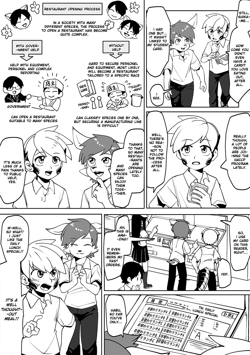 Kemono-Human School - Chapter 59: Cafeteria Story