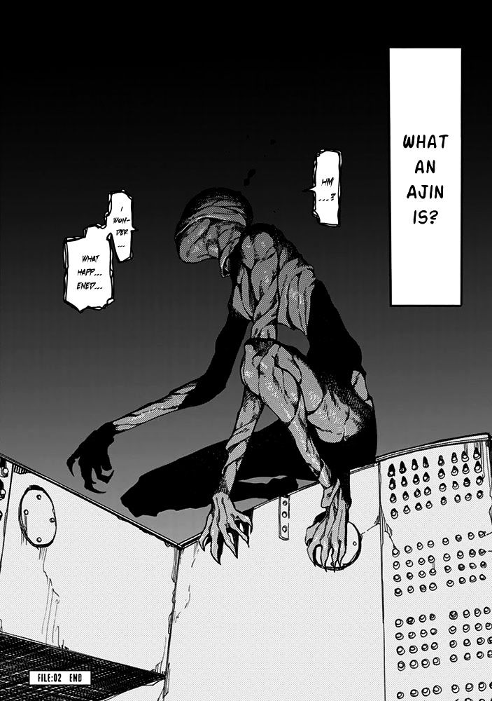 Ajin - Chapter 2 : File: 02: Day 1, The Events That Took Place During The Night