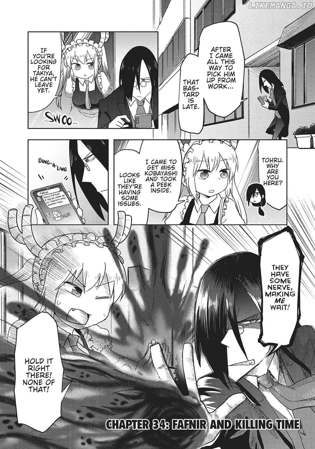 Kobayashi-San Chi No Maid Dragon: Okomorigurashi No Fafnir - Chapter 34