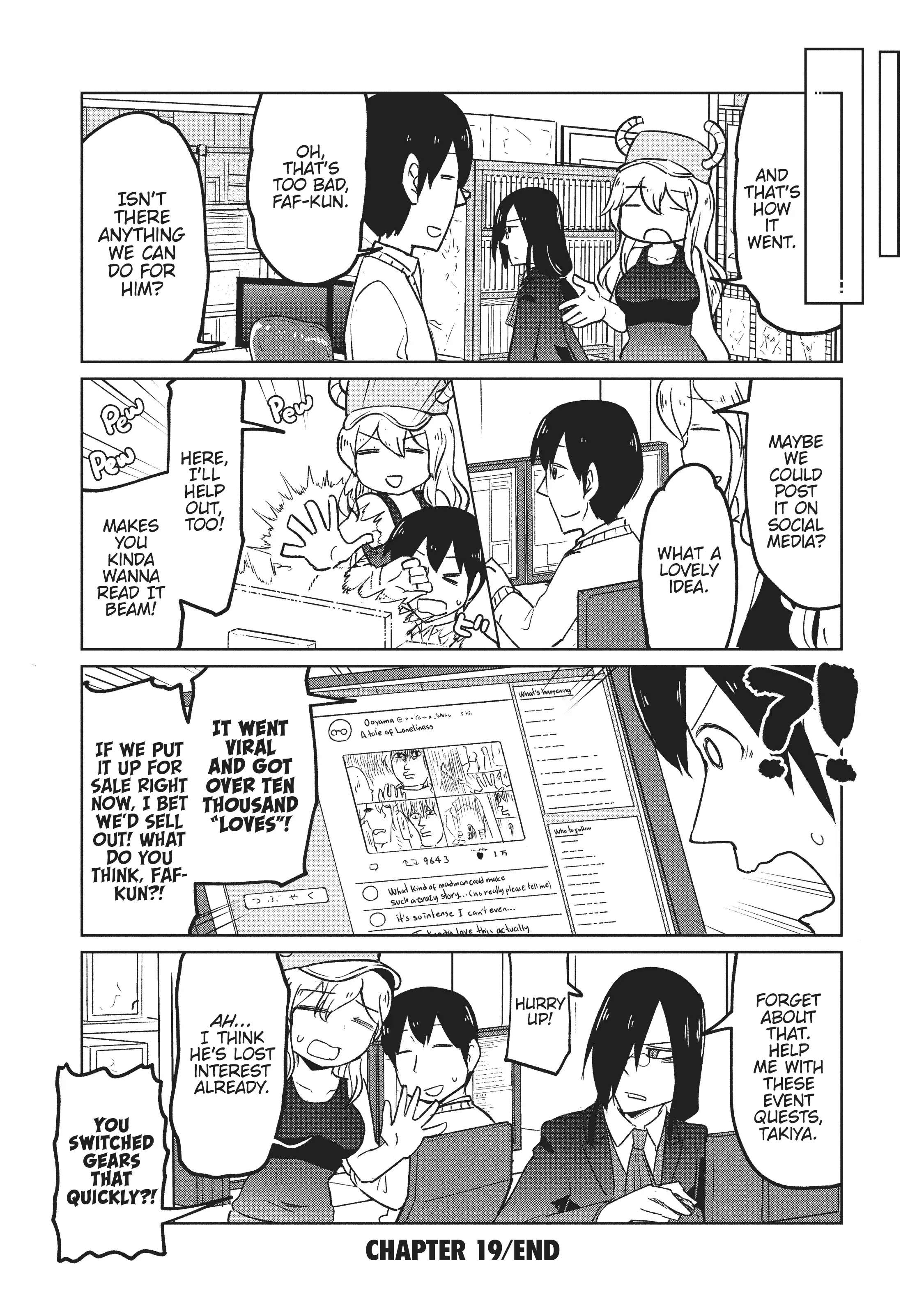 Kobayashi-San Chi No Maid Dragon: Okomorigurashi No Fafnir - Chapter 19