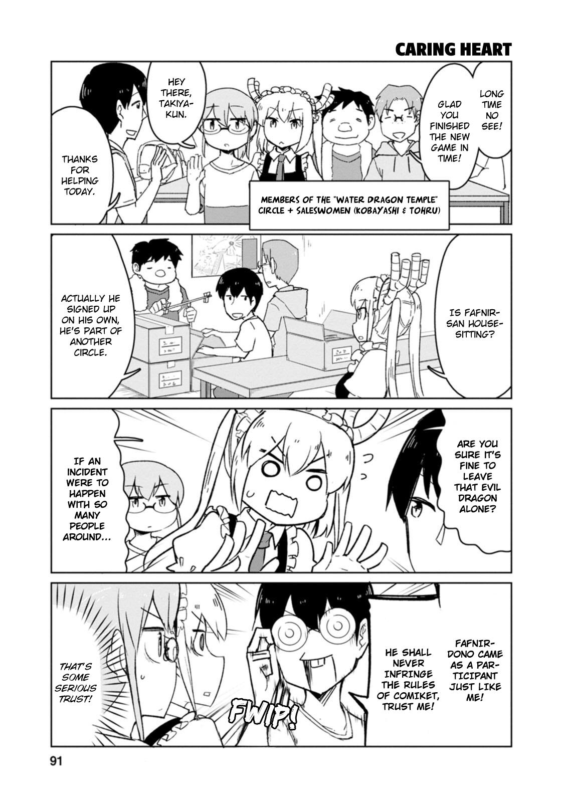 Kobayashi-San Chi No Maid Dragon: Okomorigurashi No Fafnir - Vol.1 Chapter 7: Fafnir And Comiket (Event Arc)