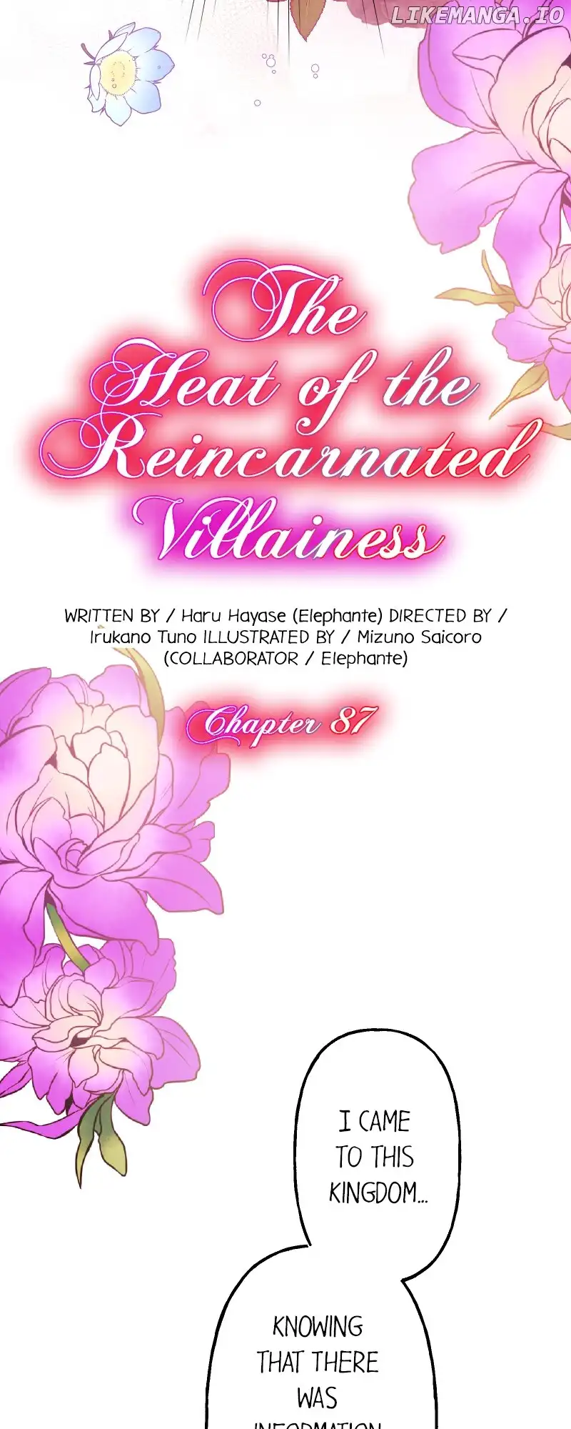 The Heat Of The Reincarnated Villainess - Chapter 87