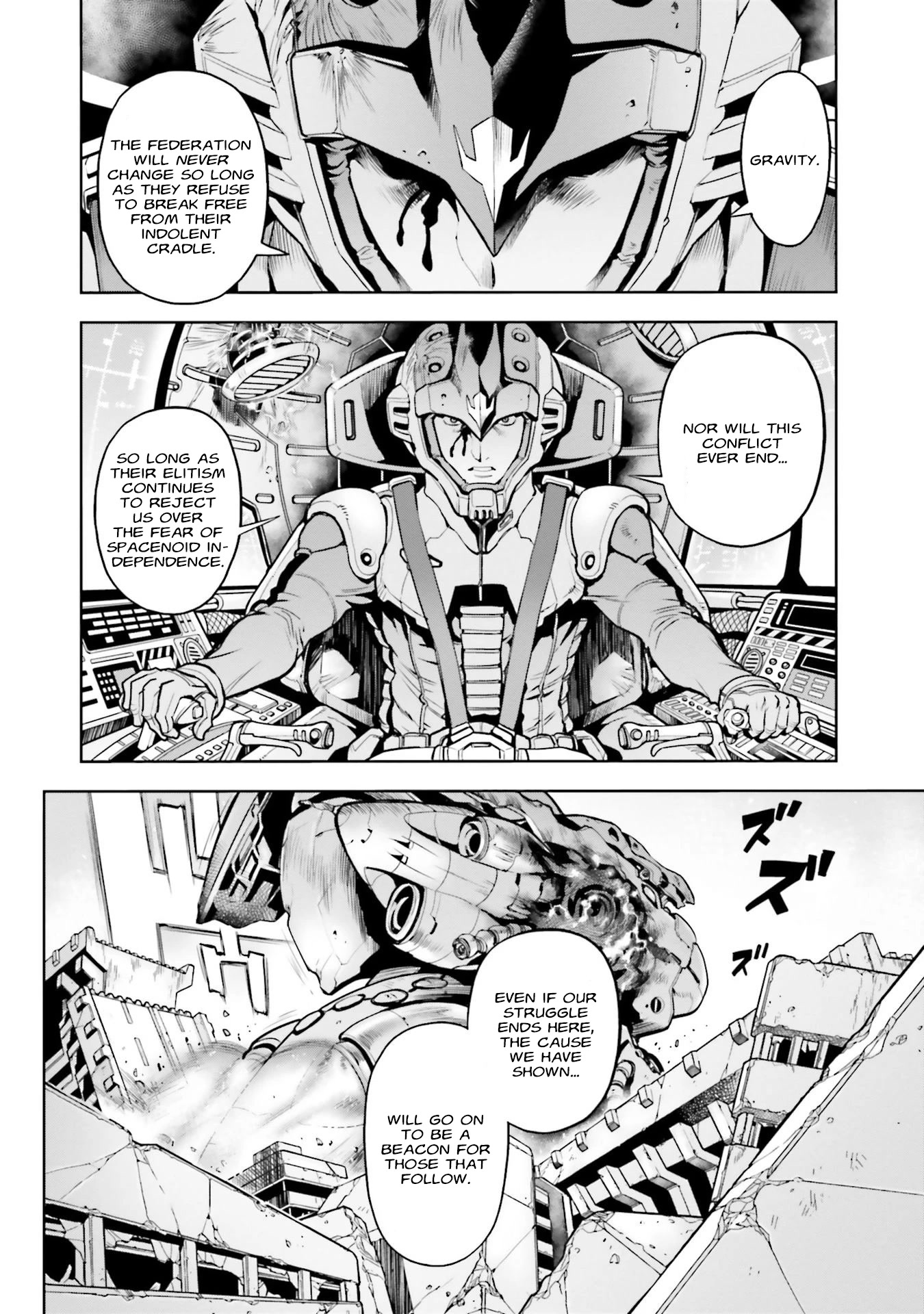 Kidou Senshi Gundam 0083 Rebellion - Chapter 82: Gravitational Pull