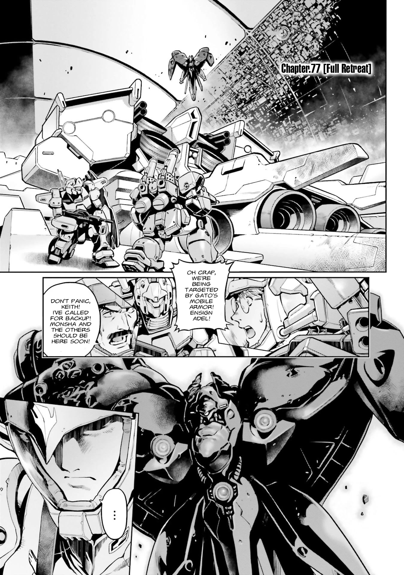 Kidou Senshi Gundam 0083 Rebellion - Chapter 77: Full Retreat