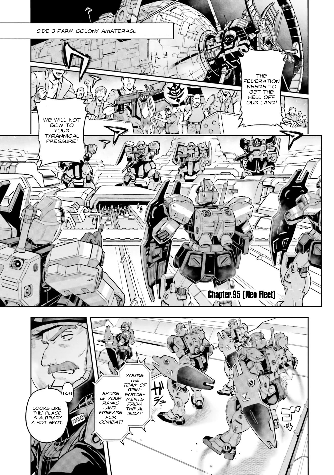 Kidou Senshi Gundam 0083 Rebellion - Chapter 95: Neo Fleet