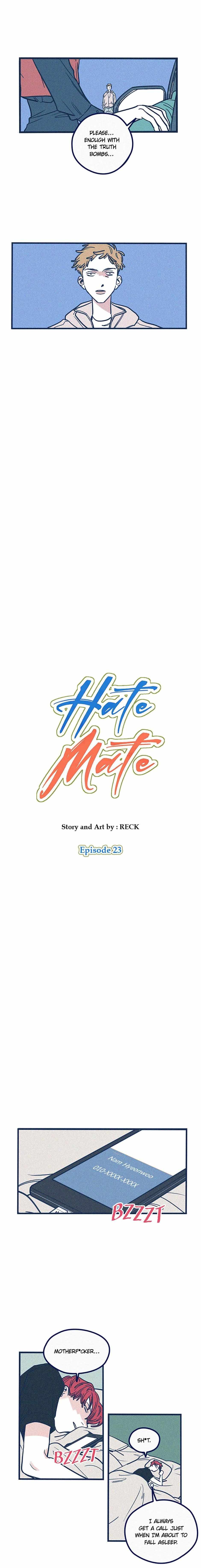 Hate Mate - Season.1  Chapter 23