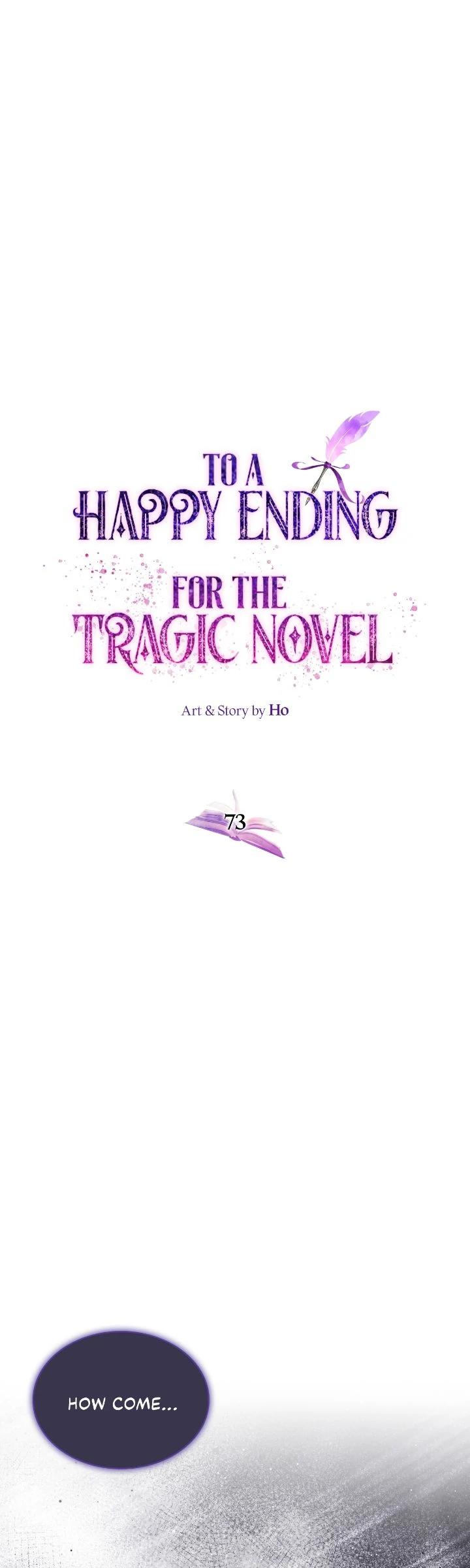 For The Happy Ending Of The Tragic Novel - Chapter 73